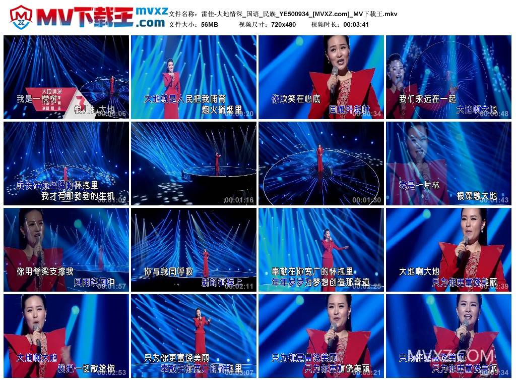 雷佳-大地情深_国语_民族_YE500934